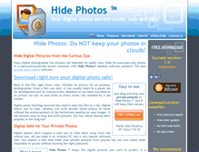 Tablet Screenshot of hidephotos.com